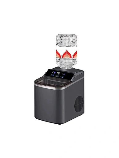 Mini Ice Cube Maker Making Machine Ready in 6-8 Mins Self-Cleaning with Ice Scoop and Basket